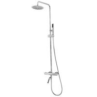 Douche Concurrent Wiesbaden Caral Thermostatische badopbouwset 20 cm chroom