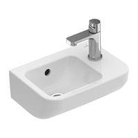 Villeroy & Boch Architectura fontein 36x26 cm met 1 kraangat rechts met overloop, wit