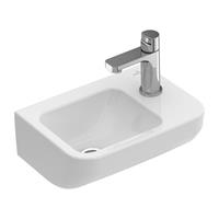 Villeroy & Boch Architectura fontein 36x26 cm kraangat rechts zonder overloop, wit