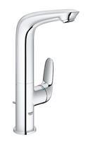 Grohe Eurostyle Solid 1-greeps L-size wastafelkraan met trekwaste, chroom