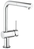 Grohe Minta Touch electronisch keukenkraan l-uitl.m/uittbr.mousseur chroom