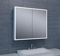 Praya Wiesbaden Quatro spiegelkast met LED verlichting 80 x 70 cm