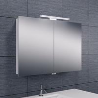 Douche Concurrent Wiesbaden Bright spiegelkast met LED verlichting 90 x 60 cm