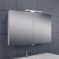 Douche Concurrent Wiesbaden Bright spiegelkast met LED verlichting 100 x 60 cm