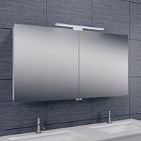 Douche Concurrent Wiesbaden Bright spiegelkast met LED verlichting 120 x 60 cm