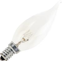 Huismerk Kaarslamp tip helder 25W kleine fitting E14