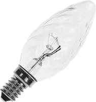 Huismerk Kaarslamp gedraaid ECO helder 20W (vervangt 25W) kleine fitting E14