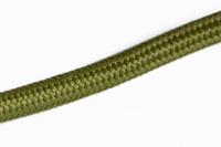 Stoffen kabel groen rond 2x0.75mm 10 meter