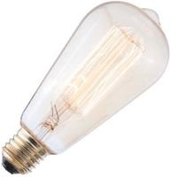 Gloeilampgoedkoop.nl Kooldraadlamp Edison goud 40W grote fitting E27 143mm