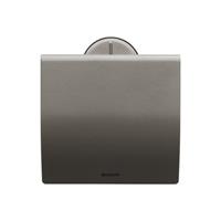 Brabantia toiletrolhouder met klep 'stainless steel' platinum