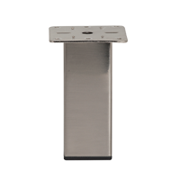 Meubelpootjes RVS vierkanten meubelpoot 13 cm