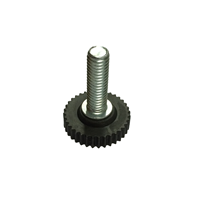 Meubelpootjes Zwarte stelvoet diameter 3 cm (M10)