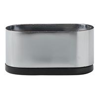 Meubelpootjes Chromen ovale meubelpoot 3 cm