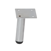 Meubelpootjes Chromen ronde meubelpoot 9,5 cm (links)