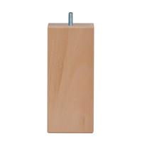 Meubelpootjes Vierkanten houten meubelpoot 16 cm (M8)