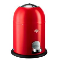 Wesco Pedal bin Single master 9 litres Red