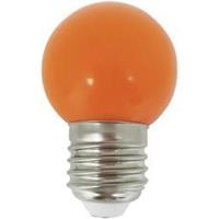 LightMe LED E27 Tropfenform 1W Orange (Ø x L) 45mm x 70mm 1St. A985341