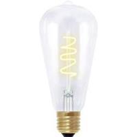 Segula Edison lamp Curved LED filament rookglas grijs 4W (vervangt 12W) grote fitting E27
