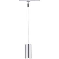 Paulmann Schienensystem-Leuchten URail LED Pendel 1x6W Barrel 230V Chrom matt / Alu eloxiert 230V Chrom matt / Alu eloxiert, (1tlg.)