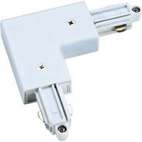 SLV HV 1 circuit track 90° connector 2 earth inside DM 143061 Weiß