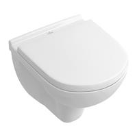 Villeroy & Boch O.novo CombiPack hangend toilet diepspoel CeramicPlus Directflush compact inclusief toiletzitting met softclose en quickrelease, wit