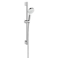 RAINDANCE Brauseset CROMETTA 1JET Unica´ Croma Brausestange 650 mm weiß/chrom - Hansgrohe