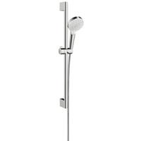 hansgrohedeutschland hansgrohe Brauseset Crometta Vario mit 65cm Brausestange, weiß/chrom - HANSGROHE DEUTSCHLAND