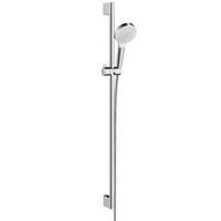 Hansgrohe Crometta 1jet doucheset 90 cm. wit-chroom