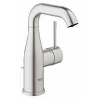 Grohe Essence New eengreeps wastafelkraan M met waste, supersteel