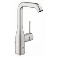 Grohe Essence New eengreeps wastafelkraan L met waste, supersteel