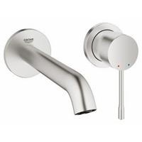 GROHE 2-Loch-WT-Wandbatt. Essence 19408 FMS f. 32635 Ausladung 183mm supersteel