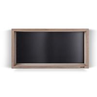 Looox Wooden BoX eiken 60x30 cm met mat zwarte achterplaat