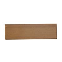 Meubelpootjes Rechthoekige blanke houten meubelpoot 4,5 cm