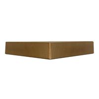 Blanke houten driehoek meubelpoot 3 cm