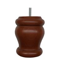 Meubelpootjes Bruine ronde meubelpoot 12 cm (M8)