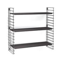 Tomado boekenrek Retro zwart 70x21x68cm