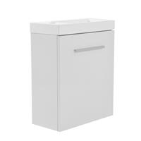 Wiesbaden Fonteinkast Vision met Mineraalmarmer Fontein 40cm Wit