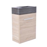 Wiesbaden Fonteinkast Vision met Hardstenen Fontein 40cm Licht Eiken