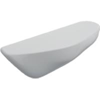 Clou - Cliff Ablage 26x9x7,5 cm Keramik Weiß - weiß