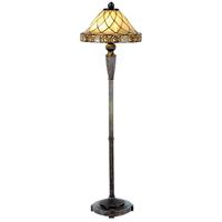 Clayre & Eef Tiffany vloer lamp uit de Filigrain serie