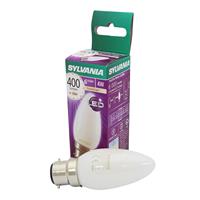 Sylvania LED kaarslamp B22 4,5W 827 mat