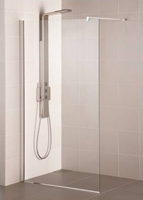 saniclear Redro douchewand 80x200cm ANTI-kalk 8mm chroom