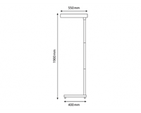 Hansa Vloerlamp  led Maxlight aluminium