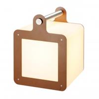Slv Roestkleur-witte sfeerlamp OmniCube