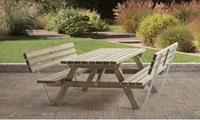 Rugleuning tbv Picknicktafel - Picknicktafel - 200 cm