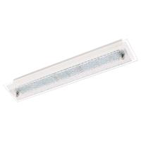 EGLO nur Marken-Kategorie Priola Länge 45 Cm Weiß 1-flammig Rechteckig, Chrom, transparent, weiß, Glas, Stahl, 94451