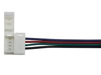 Velleman CABLE WITH 1 PUSH CONNECTOR FOR FLEXIBLE LED STRIP - 10 mm RGB COLOUR
