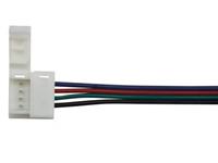 Velleman CABLE WITH 1 PUSH CONNECTOR FOR FLEXIBLE LED STRIP - 10 mm RGB COLOUR