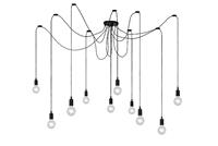 Lucide Hanglamp Spider 10Lichts Zwart