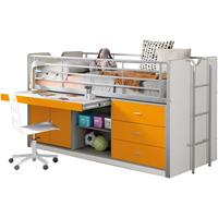 halfhoogslaper Bonny - oranje - 207x96x116 cm